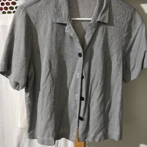 Vintage Black Striped Shirt
